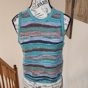 Ulla Johnson Green Woven Tank SZ M